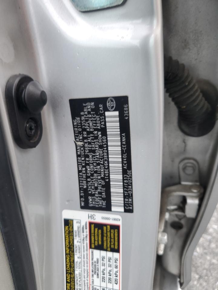 2008 TOYOTA CAMRY