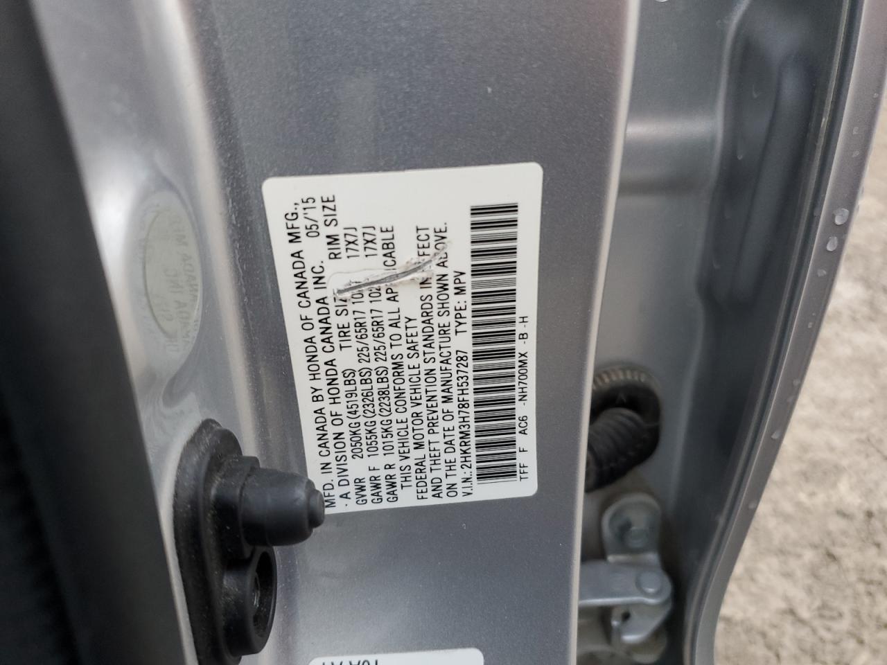 2015 HONDA CR-V