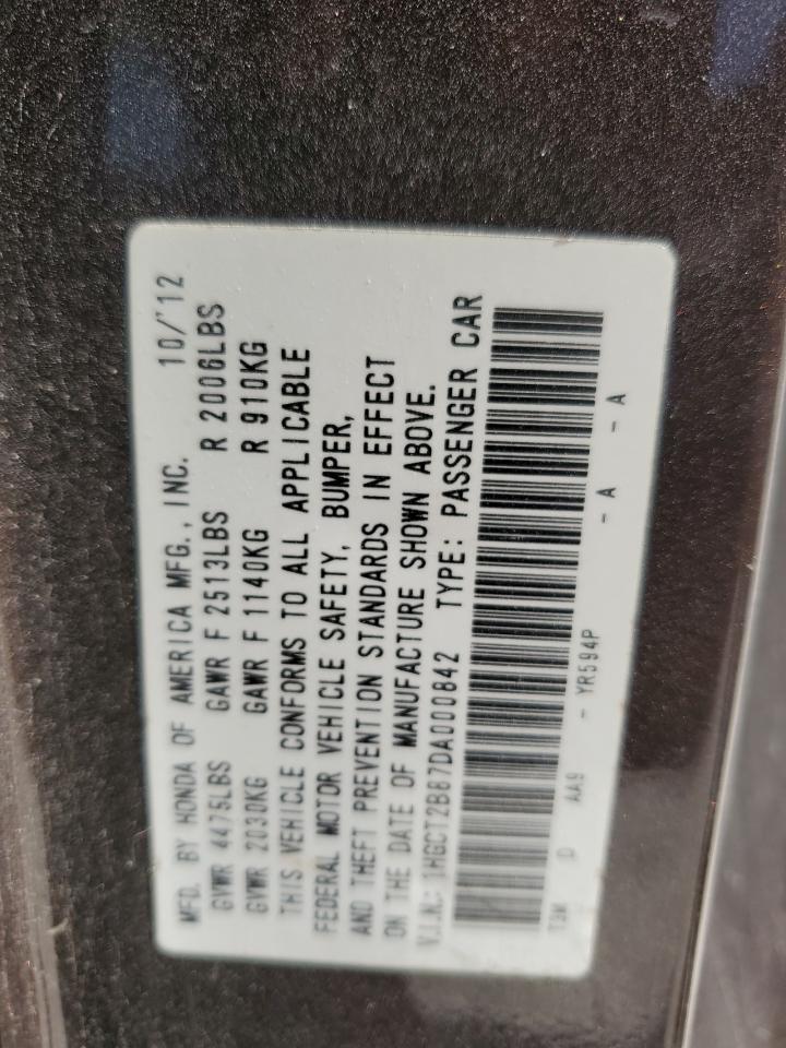 2013 HONDA ACCORD