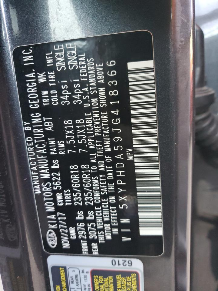 2018 KIA SORENTO