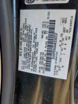 2010 FORD FUSION