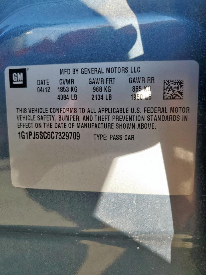 2012 CHEVROLET CRUZE