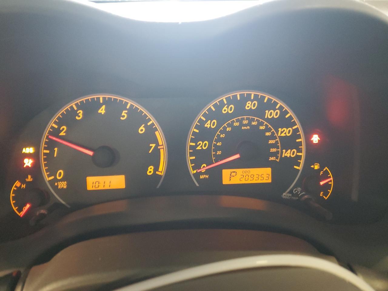 2009 TOYOTA COROLLA