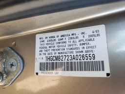 2003 HONDA ACCORD