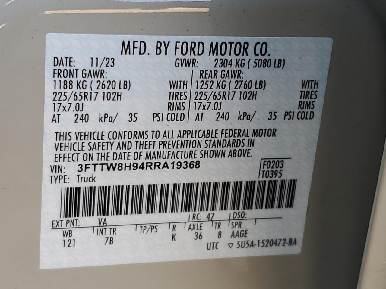 2024 FORD Maverick