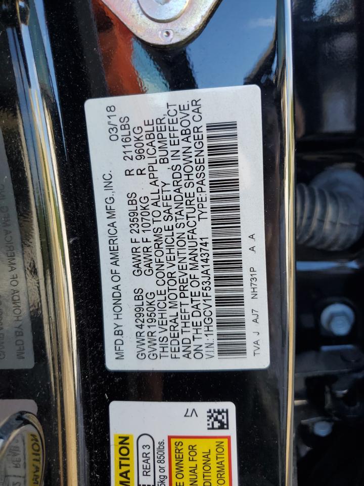 2018 HONDA ACCORD