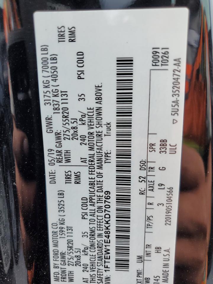 2019 FORD F-150