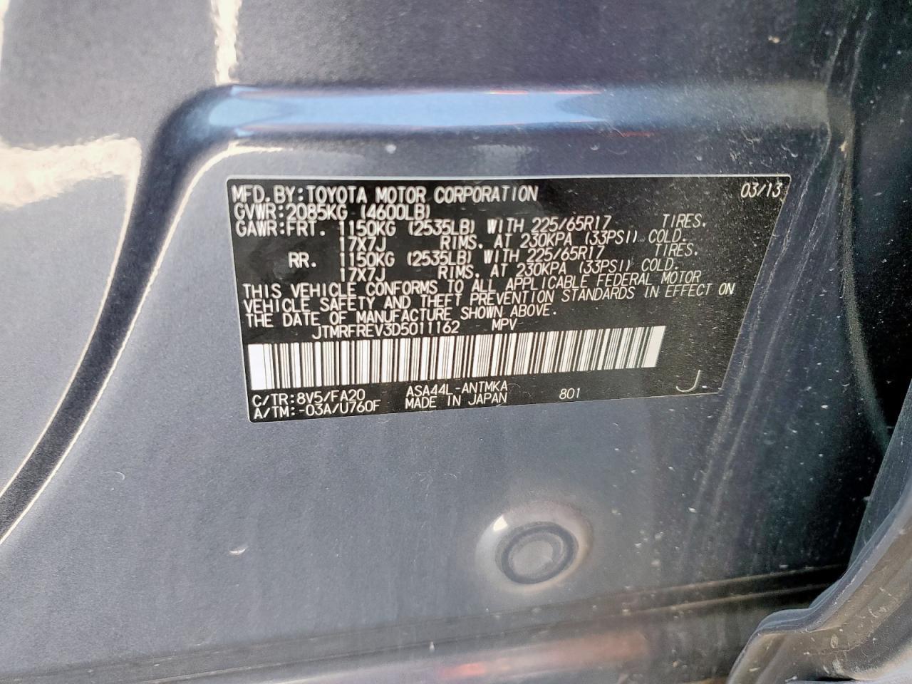 2013 TOYOTA RAV4