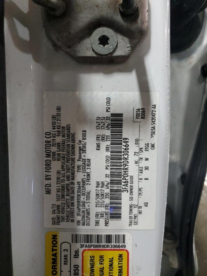 2013 FORD FUSION