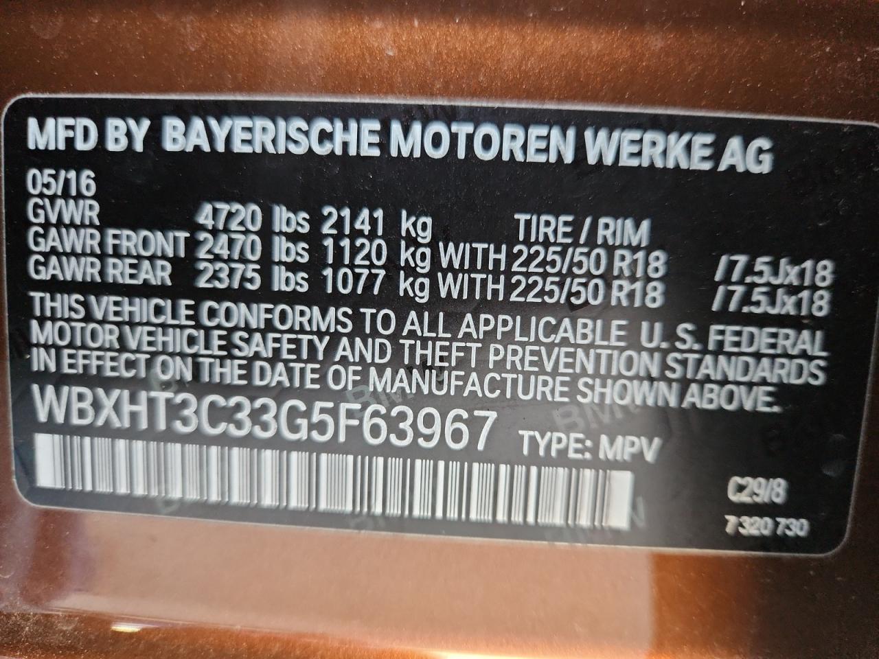 2016 BMW X1
