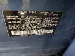 2022 SUBARU FORESTER