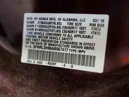 2010 HONDA ODYSSEY