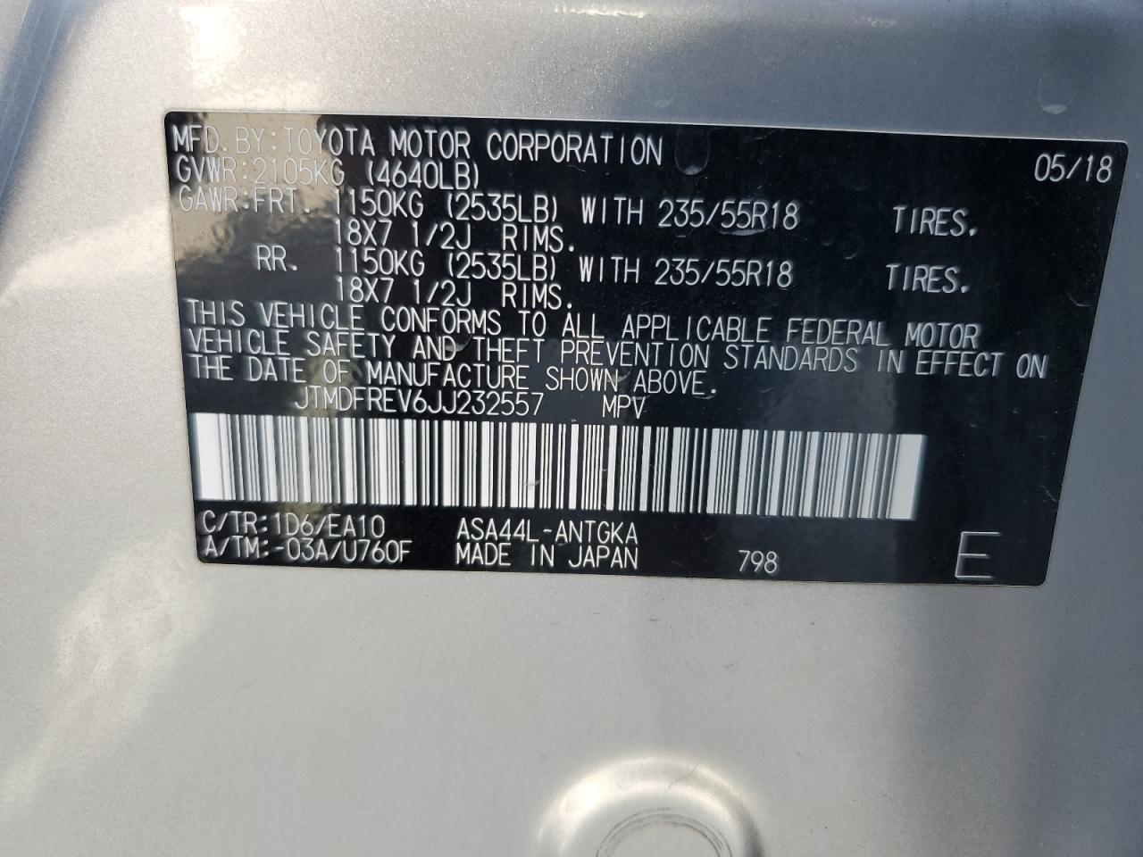 2018 TOYOTA RAV4