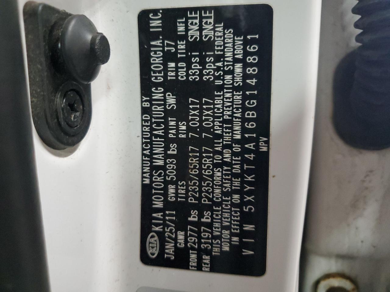 2011 KIA SORENTO