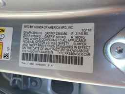 2018 HONDA ACCORD