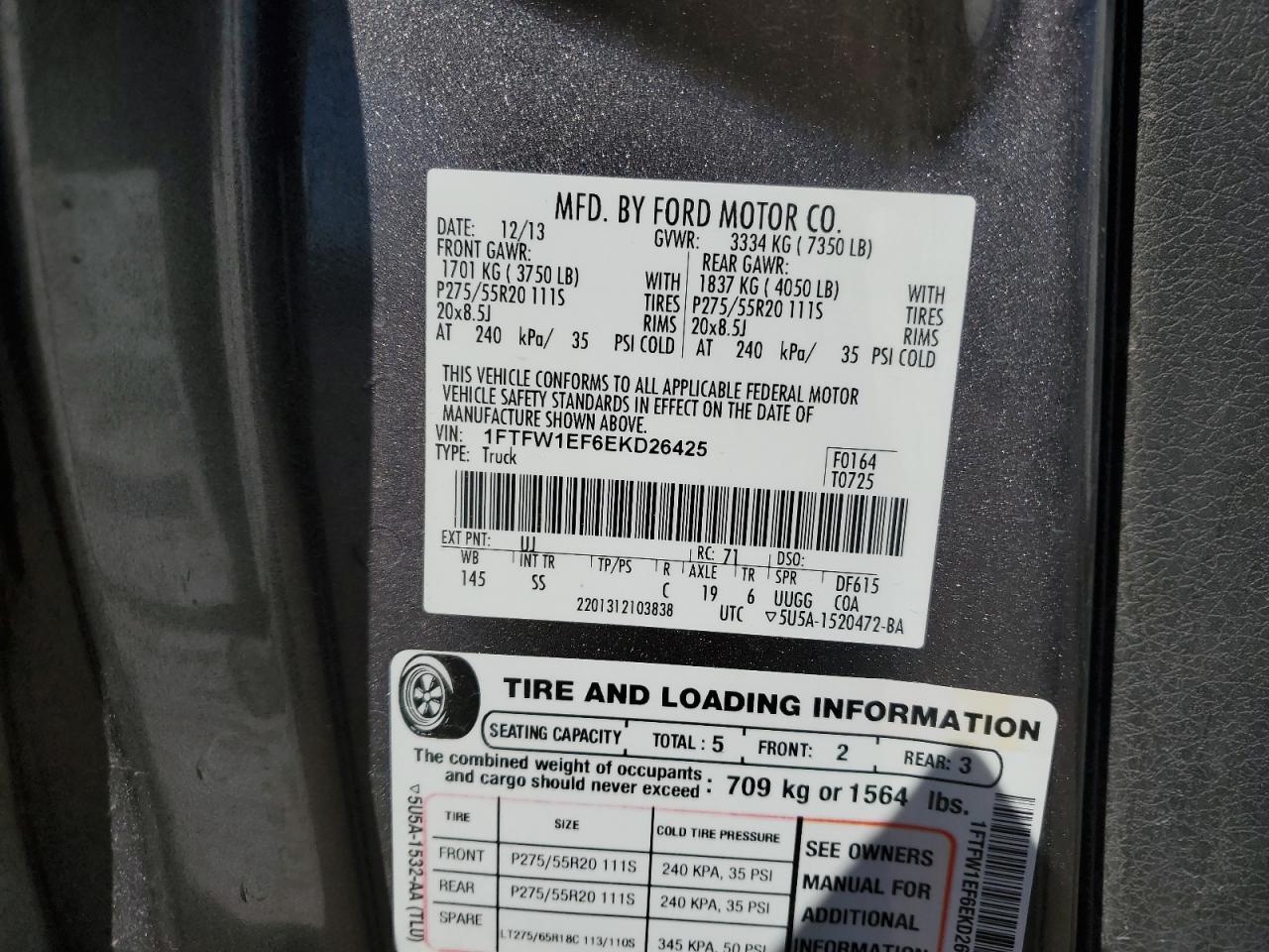 2014 FORD F-150