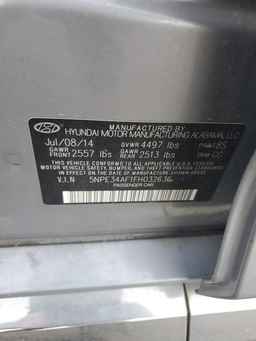 2015 HYUNDAI SONATA