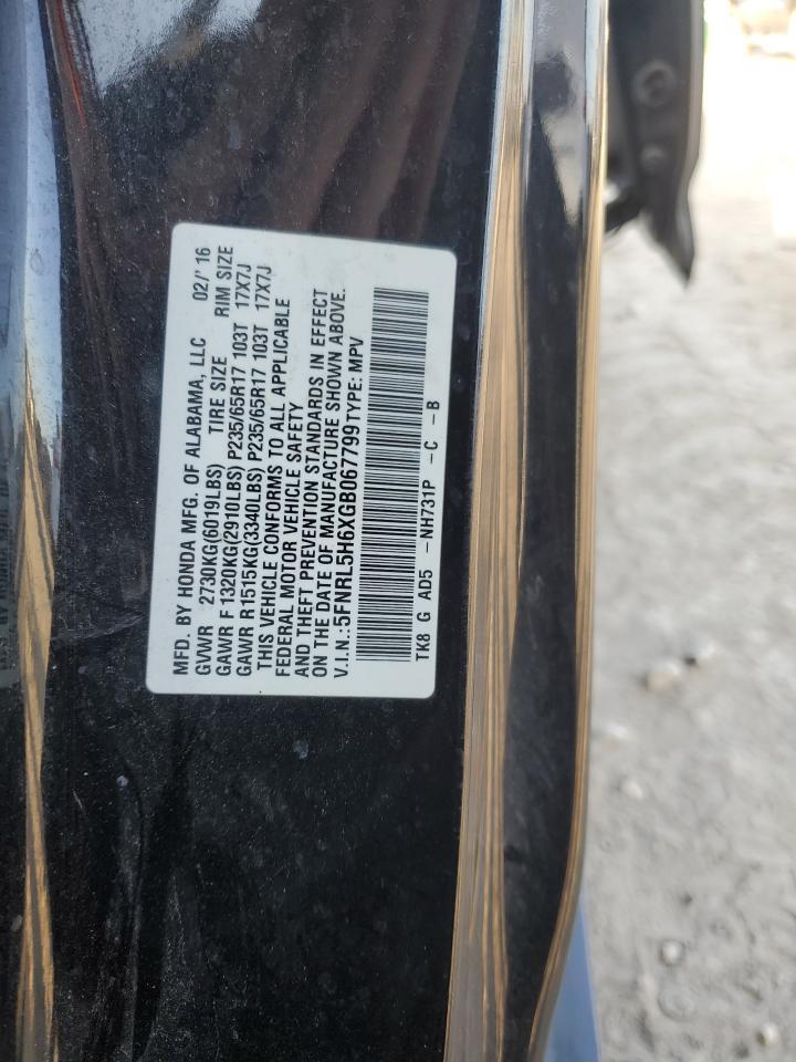 2016 HONDA ODYSSEY