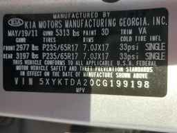 2012 KIA SORENTO
