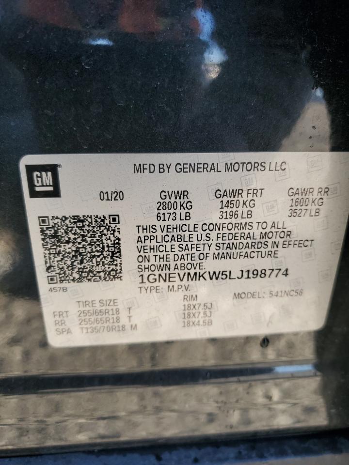 2020 CHEVROLET TRAVERSE