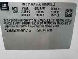 2015 CADILLAC CTS