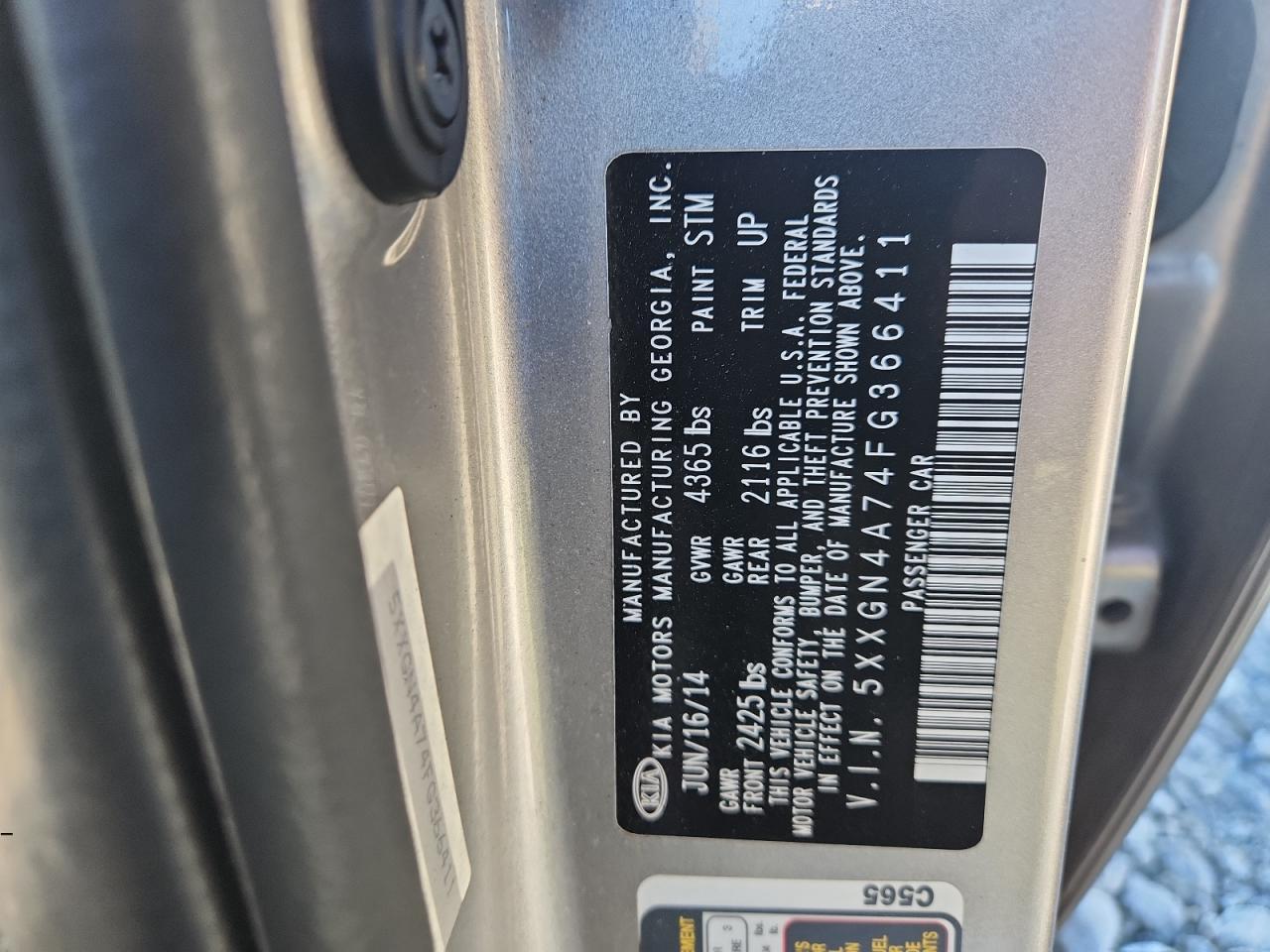 2015 KIA OPTIMA