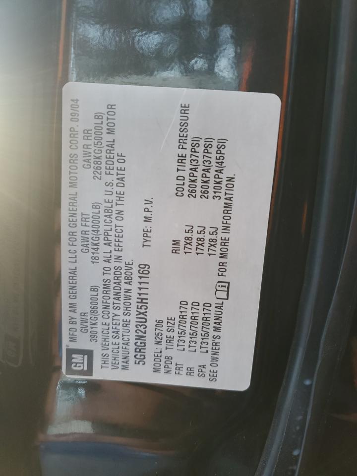2005 HUMMER H2