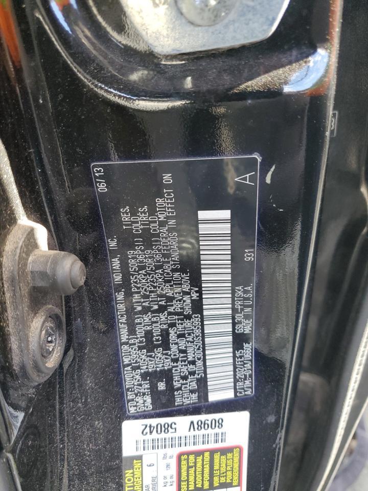 2013 TOYOTA SIENNA