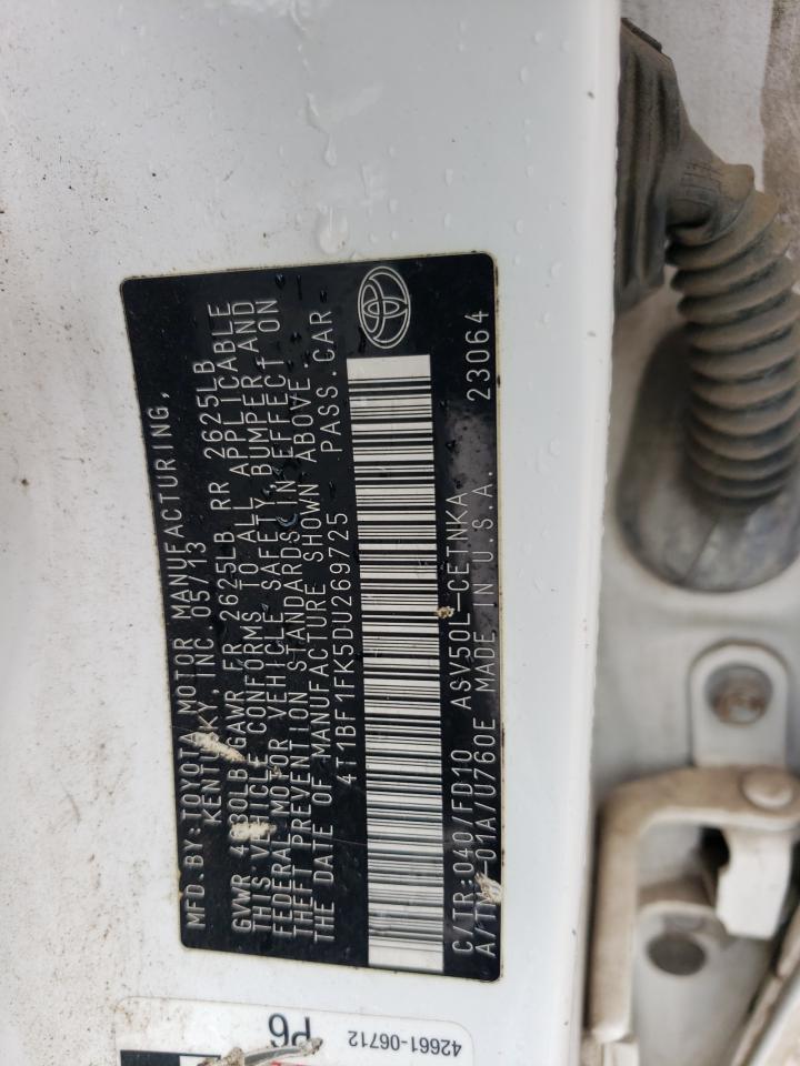 2013 TOYOTA CAMRY