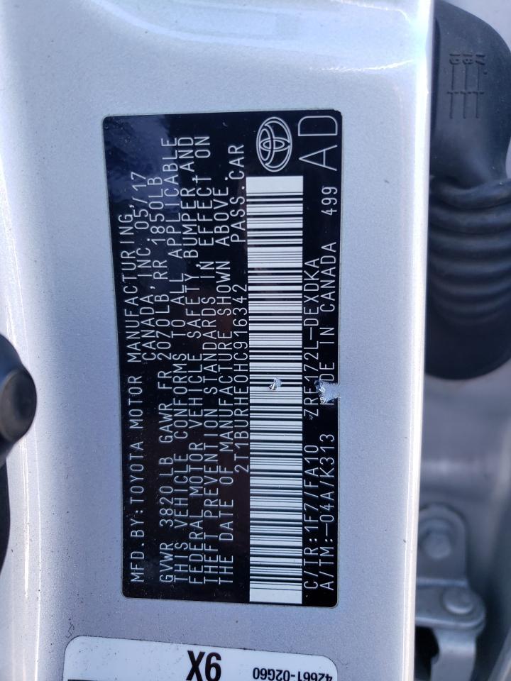 2017 TOYOTA COROLLA