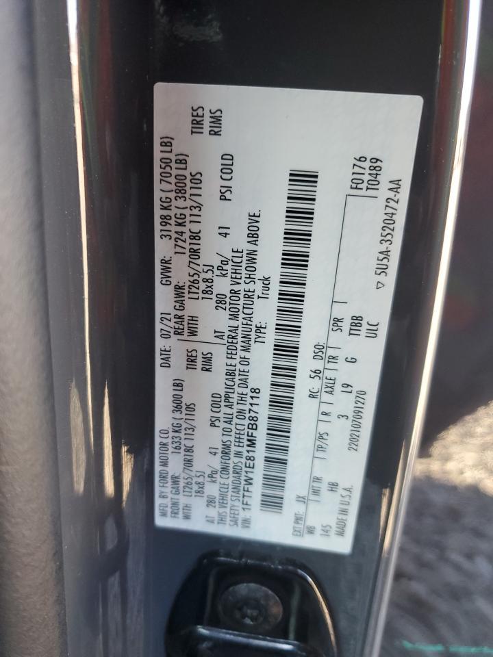 2021 FORD F-150
