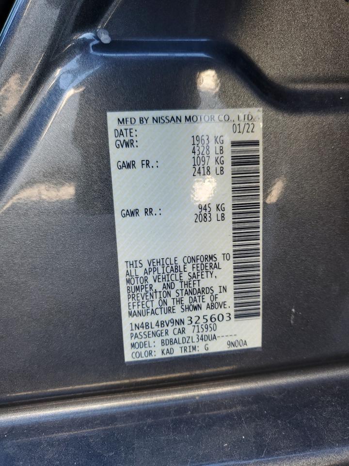 2022 NISSAN ALTIMA
