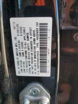 2012 HONDA ACCORD