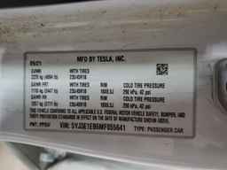 2021 TESLA MODEL 3