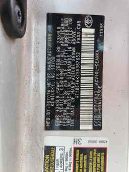 2009 TOYOTA CAMRY