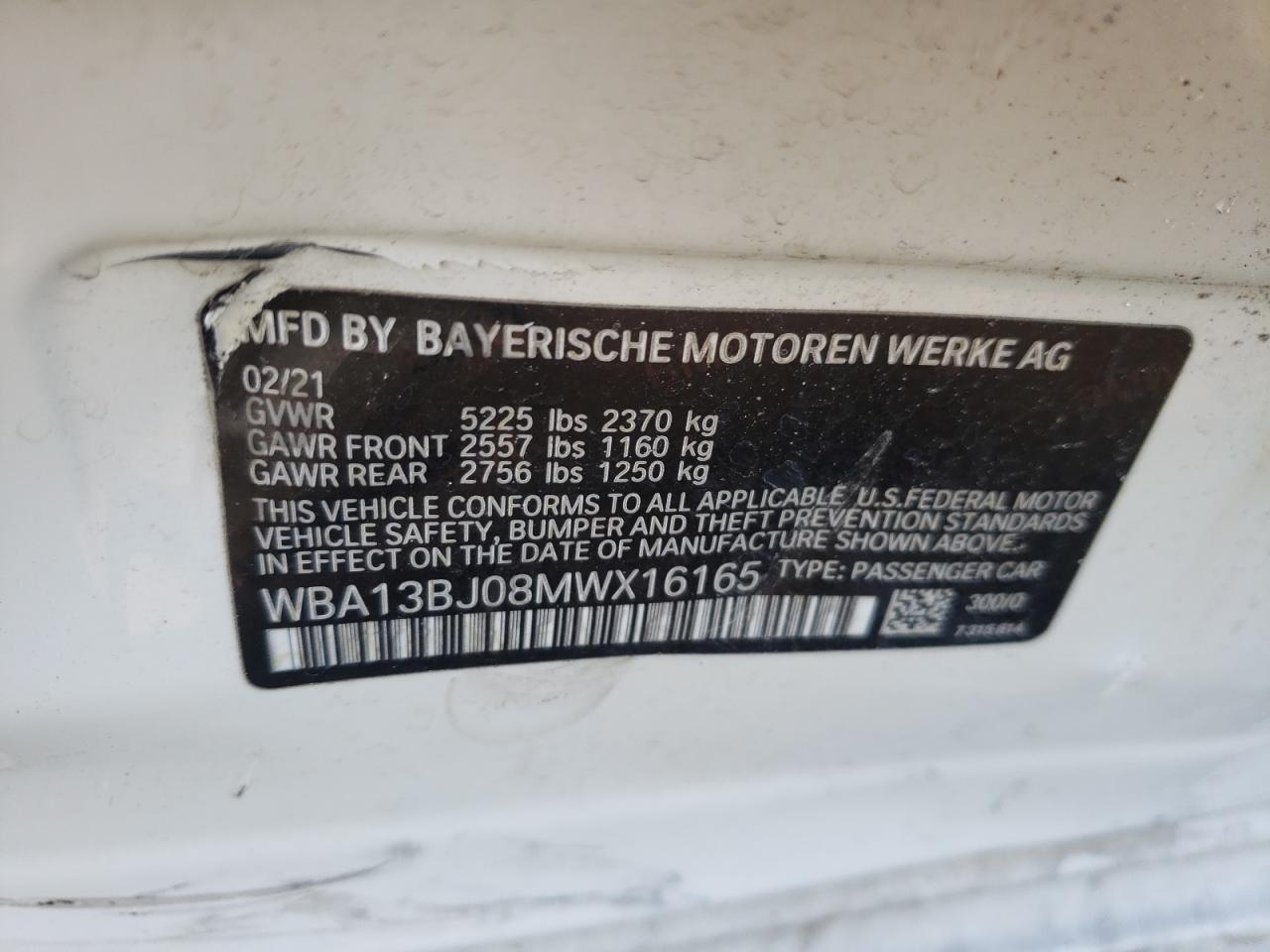 2021 BMW 5 series
