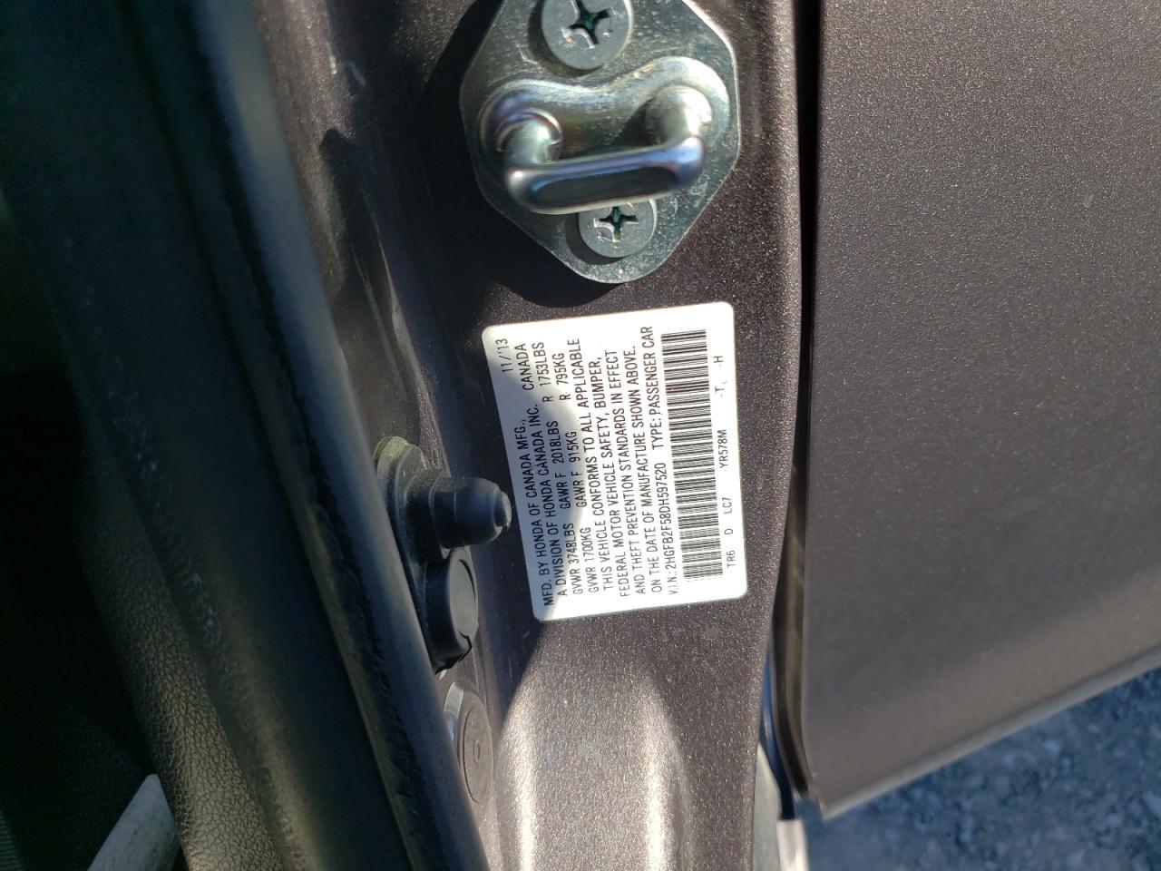 2013 HONDA CIVIC
