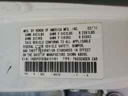 2011 HONDA ACCORD