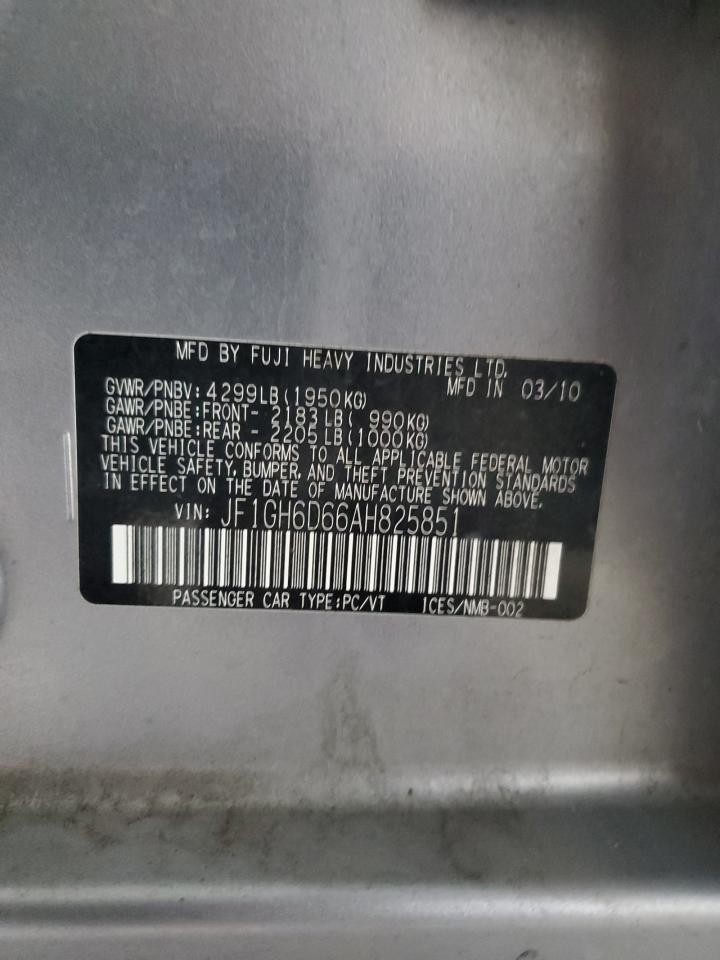 2010 SUBARU IMPREZA