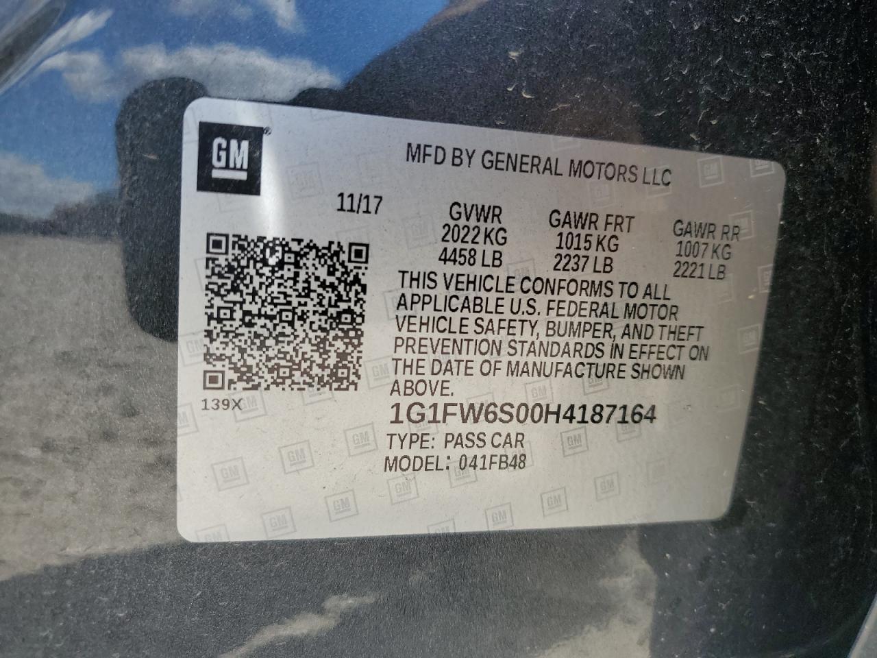 2017 CHEVROLET Bolt EV