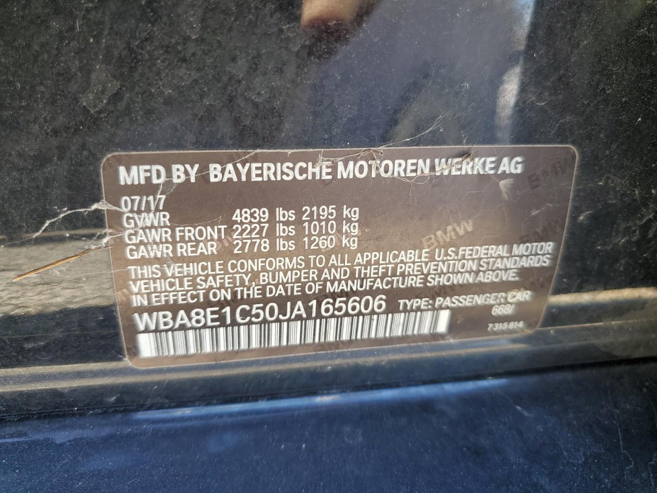 2018 BMW 3 SERIES