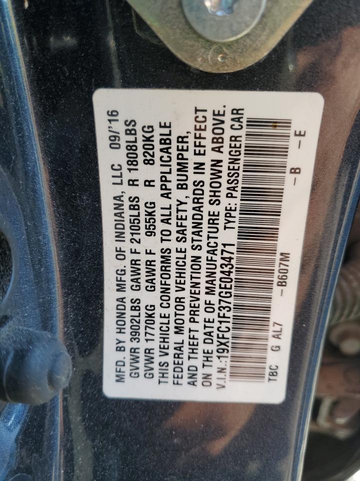 2016 HONDA CIVIC