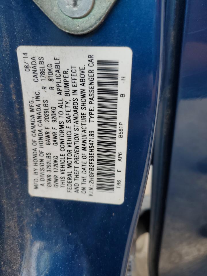 2014 HONDA CIVIC