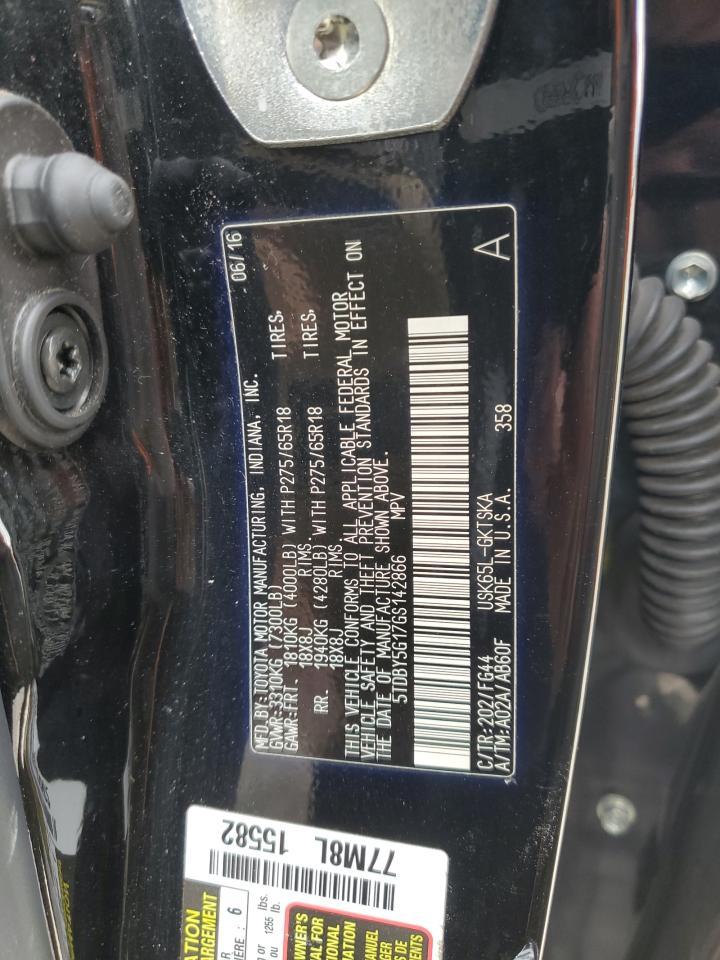 2016 TOYOTA Sequoia