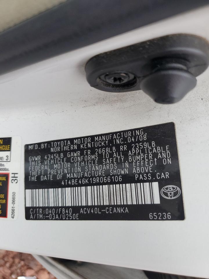 2009 TOYOTA CAMRY