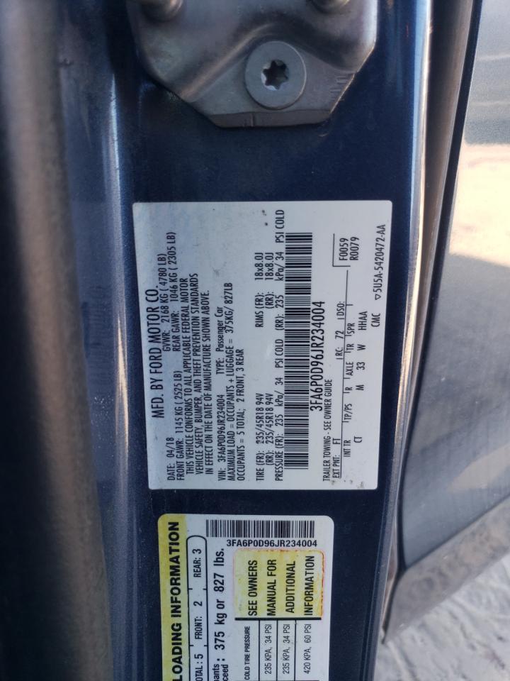 2018 FORD FUSION