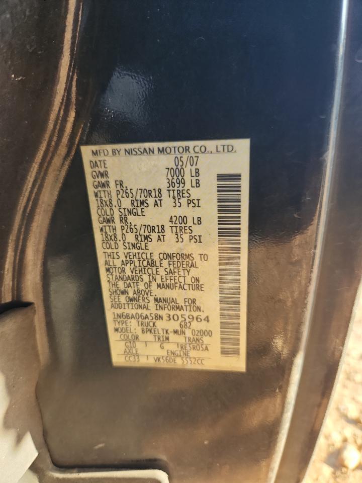 2008 NISSAN Titan