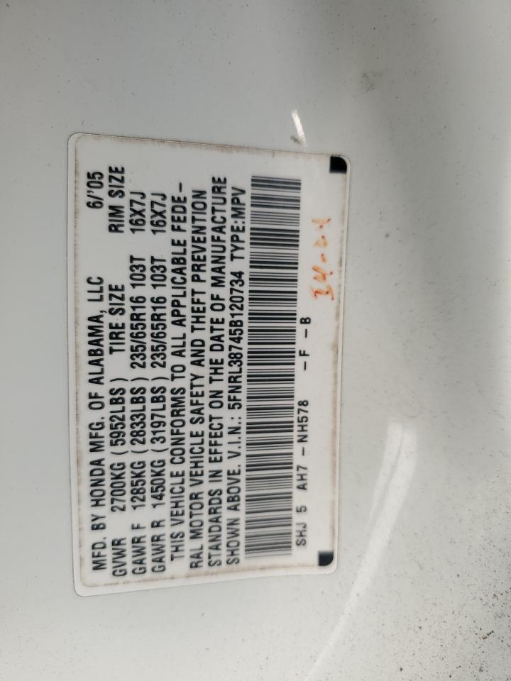 2005 HONDA ODYSSEY