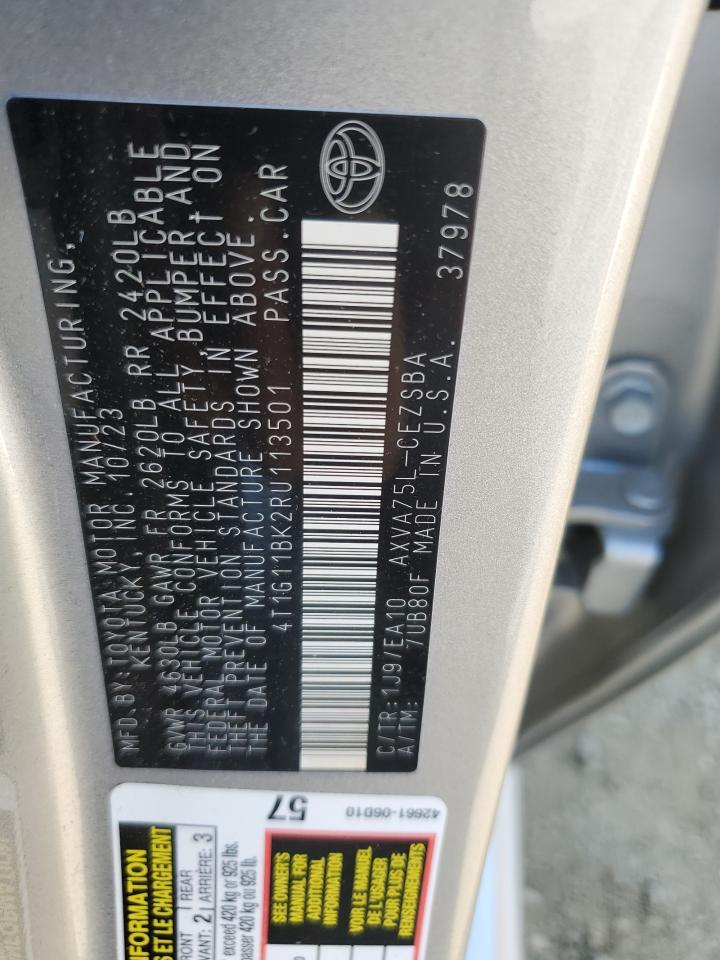 2024 TOYOTA CAMRY