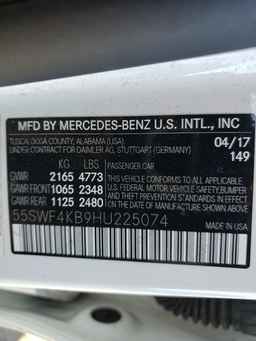 2017 MERCEDES-BENZ C-CLASS
